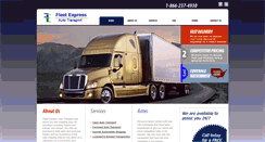 Desktop Screenshot of fleetexpressautotransport.com